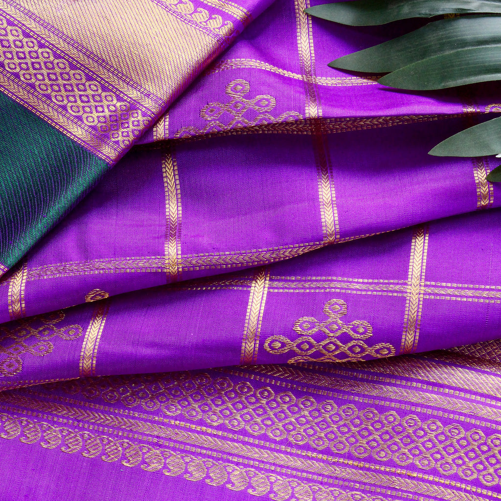 The Gharchola Kolam - Purple