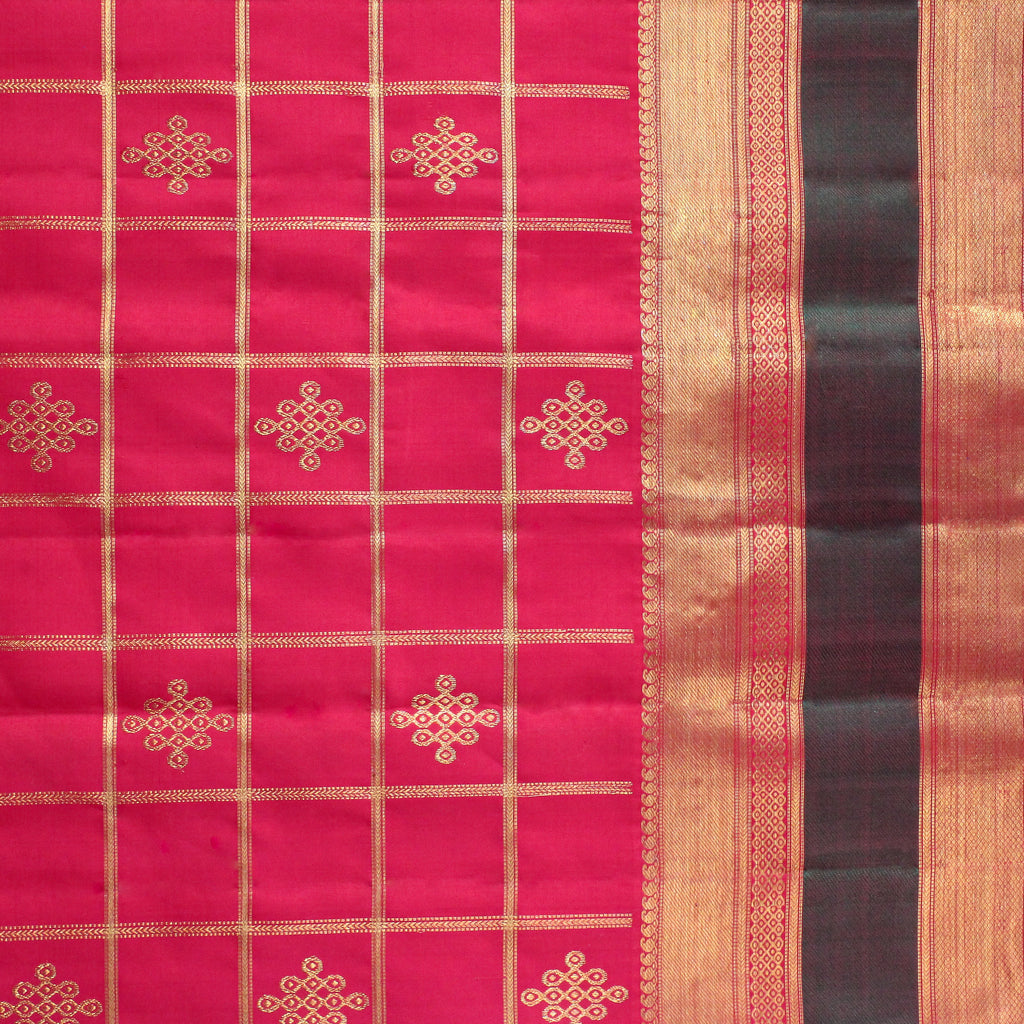The Gharchola Kolam - Red